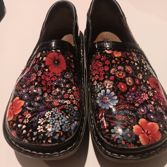 Alegria Floral Women’s Slip On Clogs Size 37 - Picture 2 of 8